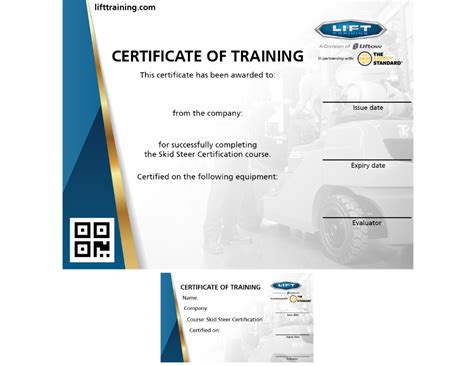 excavator and skid steer course|skid steer loader operator certificate.